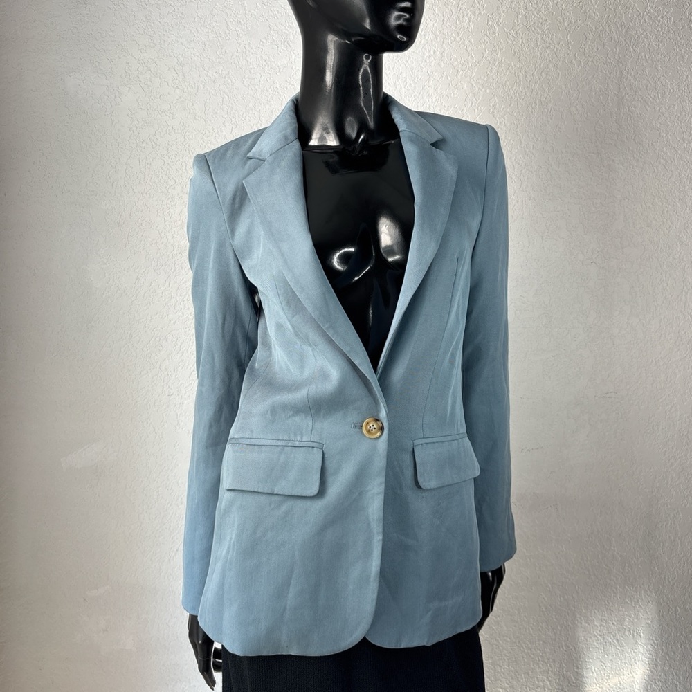 Reformation Sky Blue Blazer